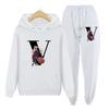 Women Sweatshirt Long Sleeve Hoodies Harajuku Hoodie Vintage Letters Print Sweatshirts Two Piece Sets Hoodies