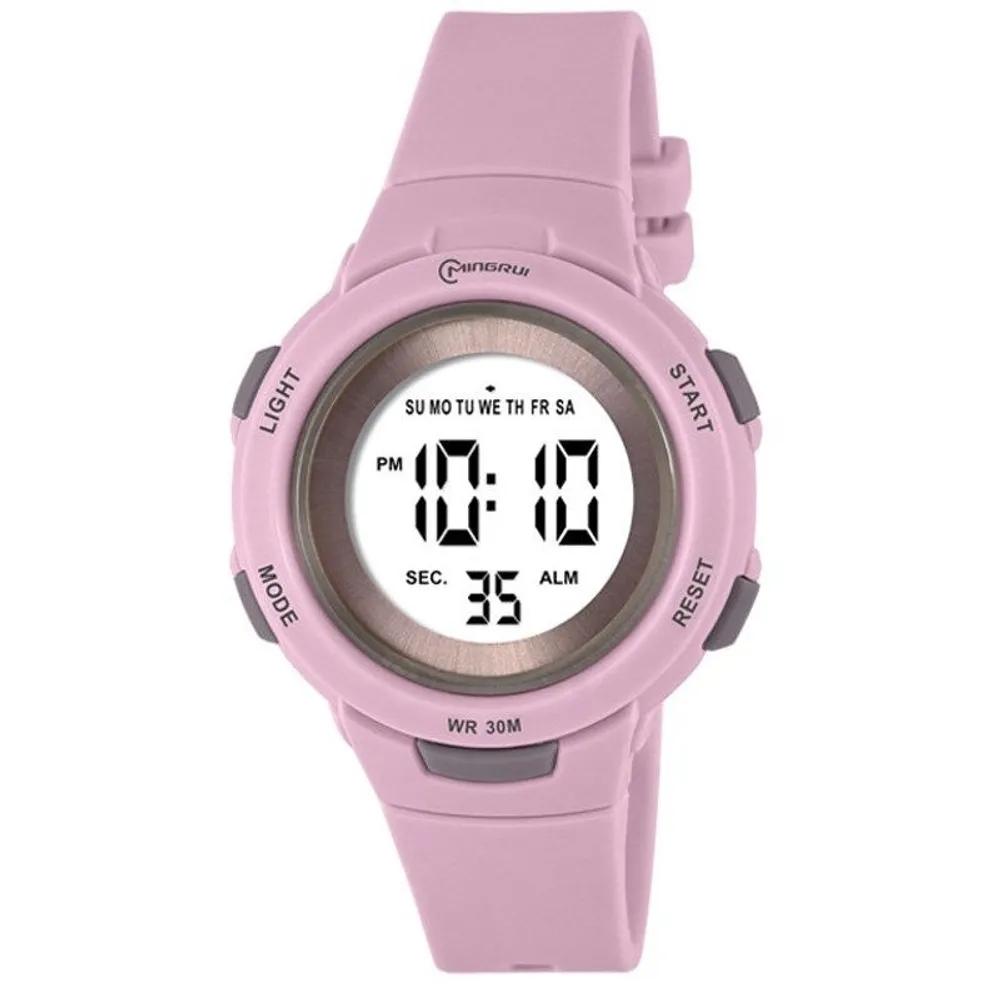 LABTZ Men s & Women s Unisex Simple Design Sports Urethane Band Digital Fashion Electronic Wristwatch White