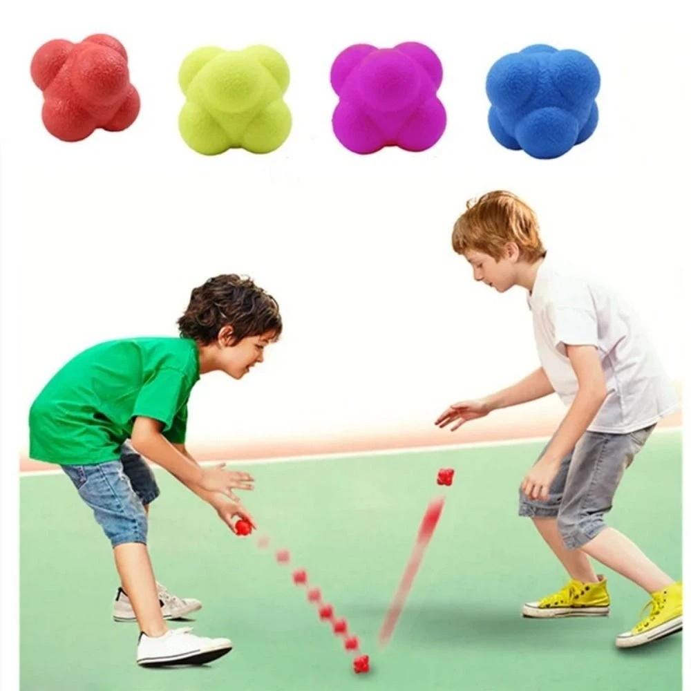 Hexagonal Hexagonal Reaction Ball Speed Reaction Ball Fitness Balls Coordination Reflex Ball  Child