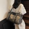 Large Capacity Short Distance Duffle Bag Travel Bag Simple Casual Handbag Men's Light Crossbody Sports Bag Women's Gym Bag