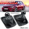 Fit For Seat Leon III 3 MK3 2012 2013 2014 2015 2016 2017 Car-Styling 5/6 Speed Gear Stick Shift Knob Level Leather Boot