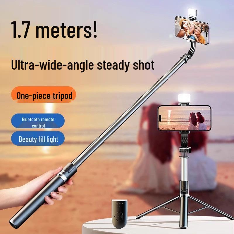 Bluetooth Selfie Stick Tripod: Portable, Multifunctional Phone Holder