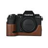 Camera Bag PU Leather Half Body Case for Fujifilm XS10 Fuji X-S10 Batery Opening Bottom Cover