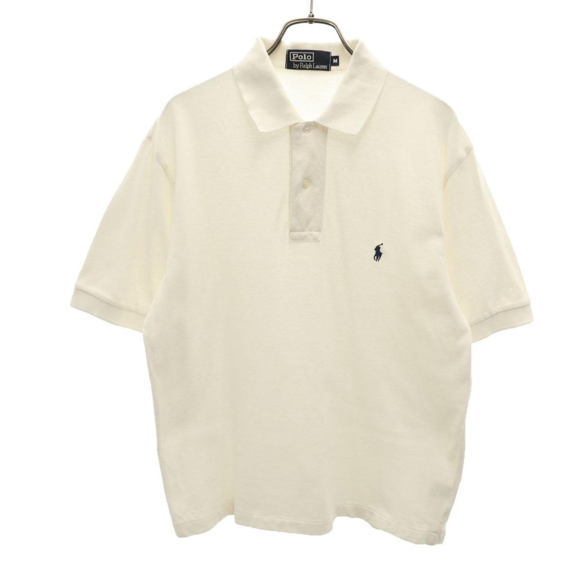 

Polo by Ralph Lauren Short sleeve Polo shirt M Ivory Fawn Men s Used