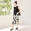 Women's Plus Size Polka Dot Dress & Cardigan Set
