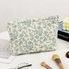Korean Style Fresh Sweet Floral Print Large Capacity Makeup Bag Student Travel Toiletry Bag Skin Care Storage Pouch