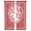 Valentine'S Day Hearts Retro Sheer Curtains For Living Room Kitchen Window Curtains Bedroom Tulle Voile Curtains
