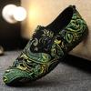 Large Size Men's Shoes One Pedal Doudou Shoes Spring and Autumn New Men's Casual Shoes Guochao Embroidery Versatile Youth Tide Shoes