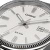 Casio MTP-1302DA-7AV Men's Analog Quartz Watch, Silver Metal Band