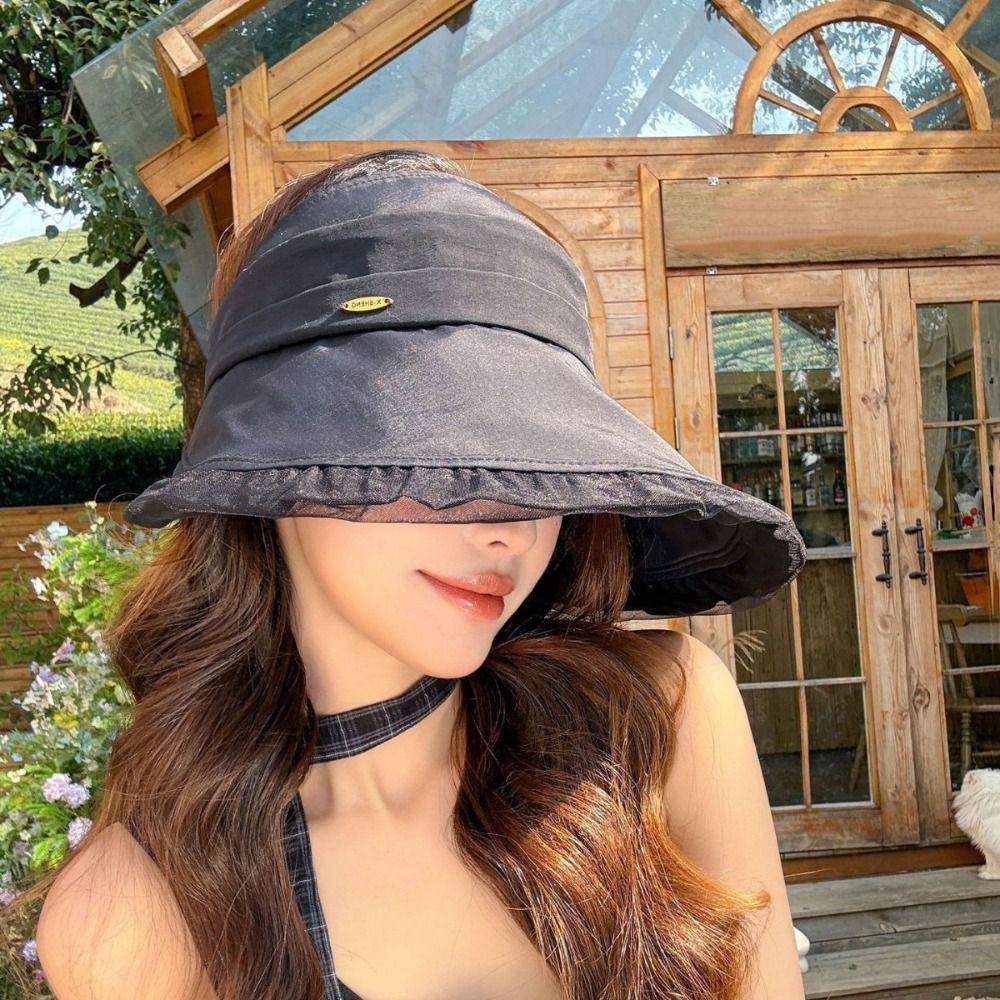 Korean Style Sun Protection Cap UV Protection Beach Hat Outdoor Bucket Hat  Sports Events