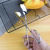 Thickened Stainless Steel Buffet Food Tongs, Set of 3