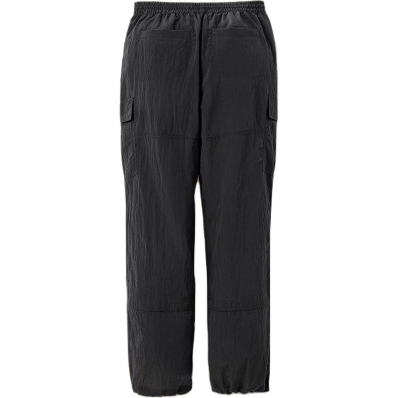 UGG Solid Color Elastic Waist Straight Leg Cargo Pants Women bottoms Black 1167539-INK