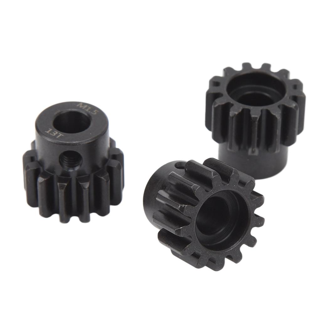 3 Stück RC Auto Zahnradsatz M1.5 8mm Innenbohrung Stahl Auto Motorritzel für 15 18 110 Modellauto 13T