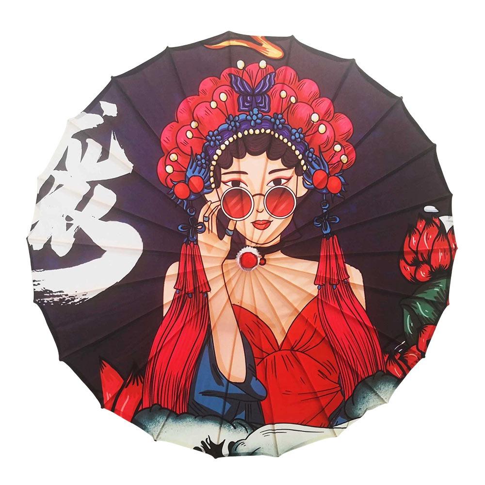 10 Colors Oiled Paper Umbrella 82cm Costumes Photography Umbrella  Bridesmaids Party Scenery