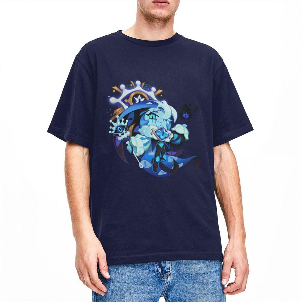 Shadow Milk Cookie Run Kingdom Men Women T Shirt Cute Cartoon Anime Tee Shirt Short Sleeve TShirt 100 Cotton Adult Clothes