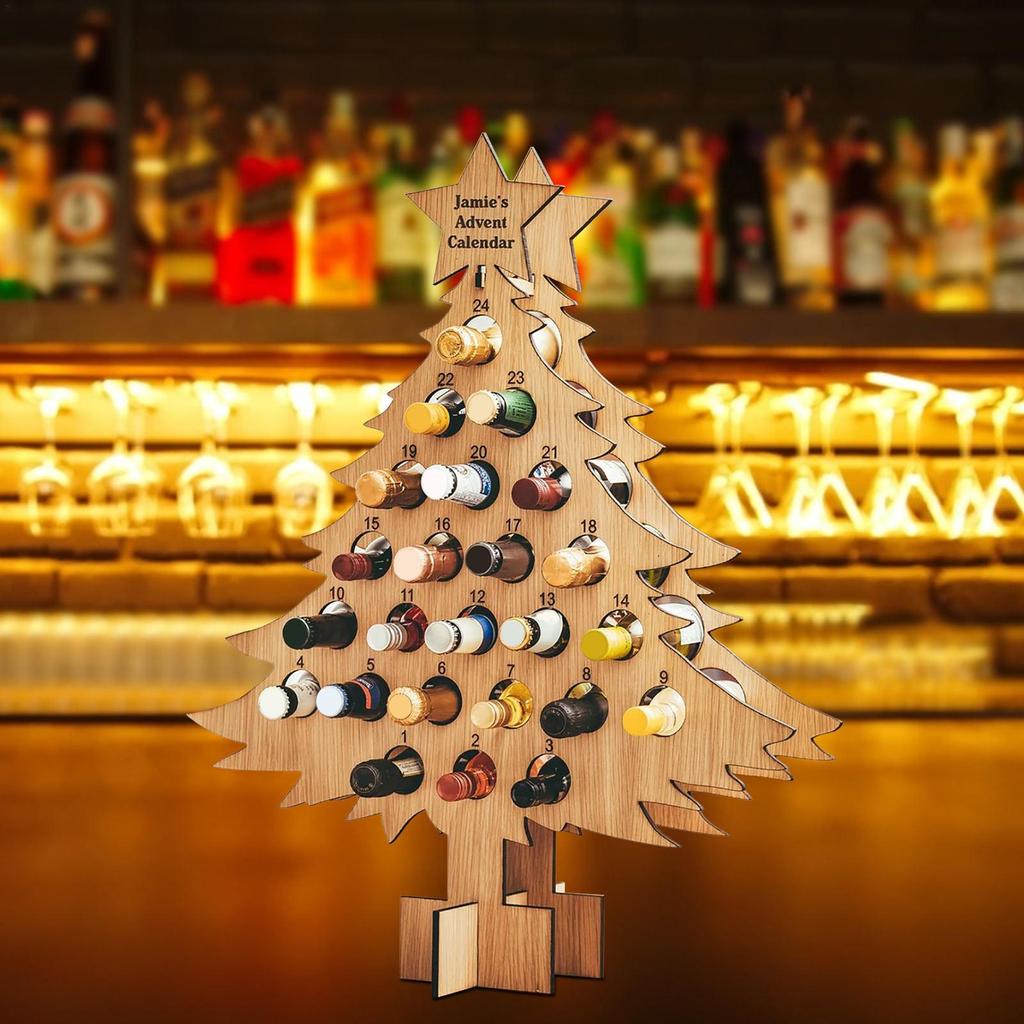Buy Wine Bottle Rack Christmas Tree Storage Holder for Home at
