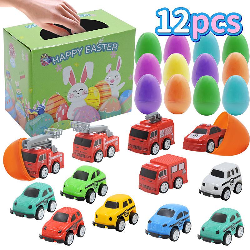Children's DIY Bunny Car Easter Egg Set - Easter Toy & Gashapon Gifts 2026