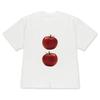 Kawaii Fruit Print ShortSleeve Tshirt Cute Double Red Berry Casual White Top Aesthetic Minimalist Crew Neck Tee for Women Unisex