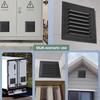 Metalen Luchtventilatierooster Wandventilatie Afzuigkap Vierkant Ventiel Raam