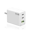 65W USB Type C Charger Block, 3-Port Fast Charging Adapter Wall Plug Charger Adapter Compatible for Phone 15 Series