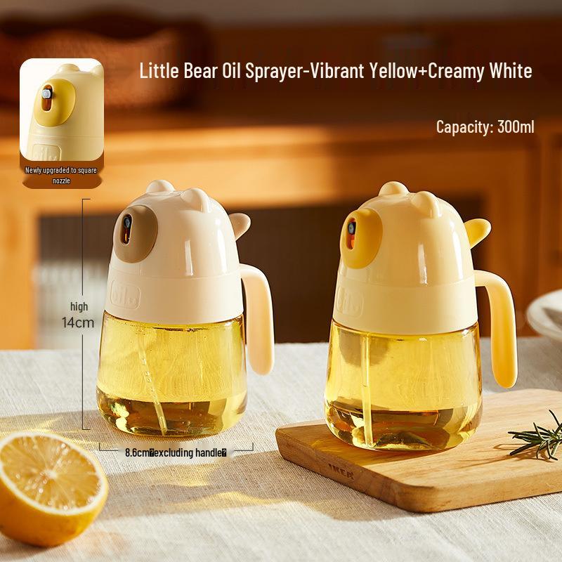 Food-Grade Non-Drip Glass Oil Sprayer for Air Fryer and Barbecue