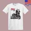 BSA Motorcycle Retro Poster Men#039;s White Size S5XL Unisex T-Shirt