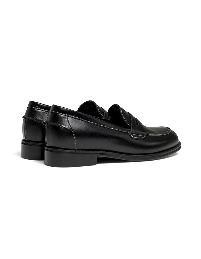 Pennyplate Women'S All-Black Low Loafers