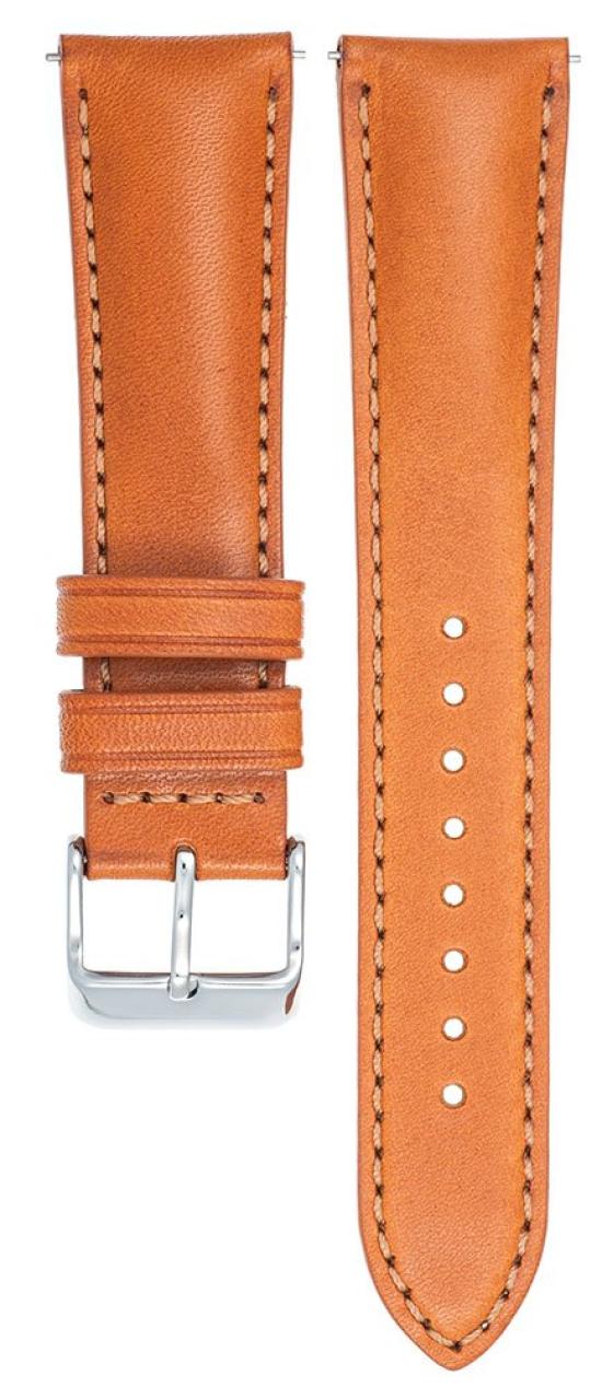 

[EMPIRE] Watch Band JEAN Tochigi Leather x Waterproof Italian Leather Watch Strap 19mm Camel