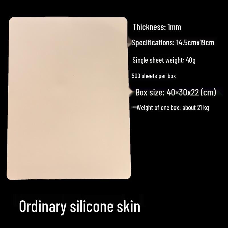 Realistic Silicone Practice Skin for Semi-Permanent Makeup: Eyebrows, Eyes, Lips Tattoo Training for Beginners