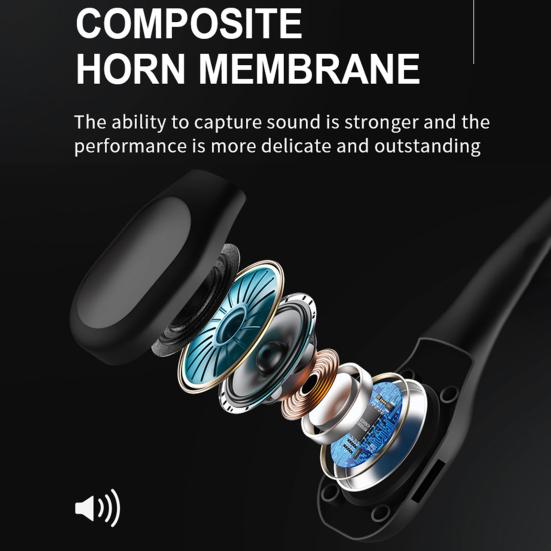 BL09 Bluetooth-compatible Earphone Low Latency Rechargeable Open Ear Bone Conducting Stereo Wireless Headset