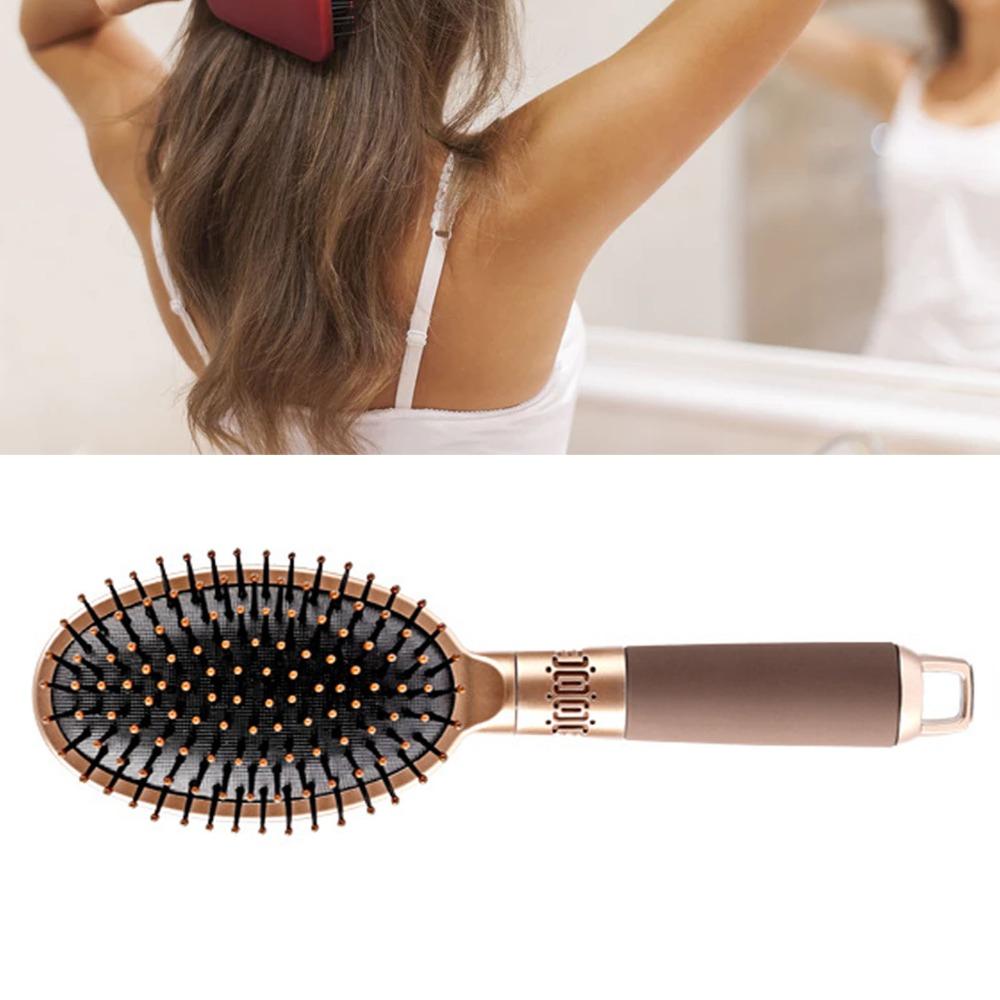 Gasbag Cushion Detangling Brush Oval Shape Massaging Hairbrush Salon Use Oval Hair Comb  Home Use