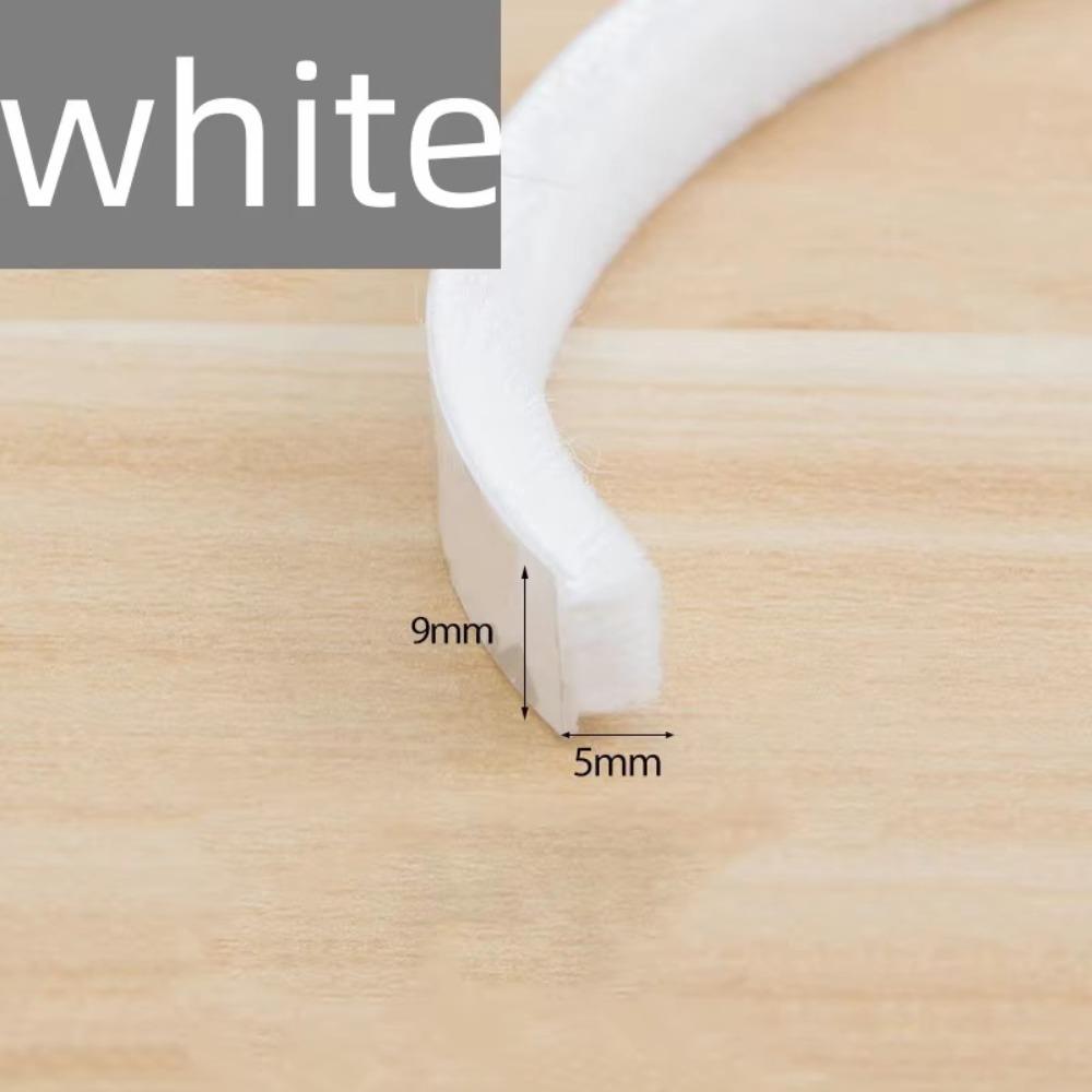 Biało-szary wiatroodporny pasek szczotkowy 10 metrów uszczelka pogodowa dźwiękoszczelna pyłoszczelna