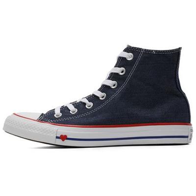 Chuck Taylor All Star Bequeme Vielseitige High-Top Canvas Schuhe Unisex Indigo