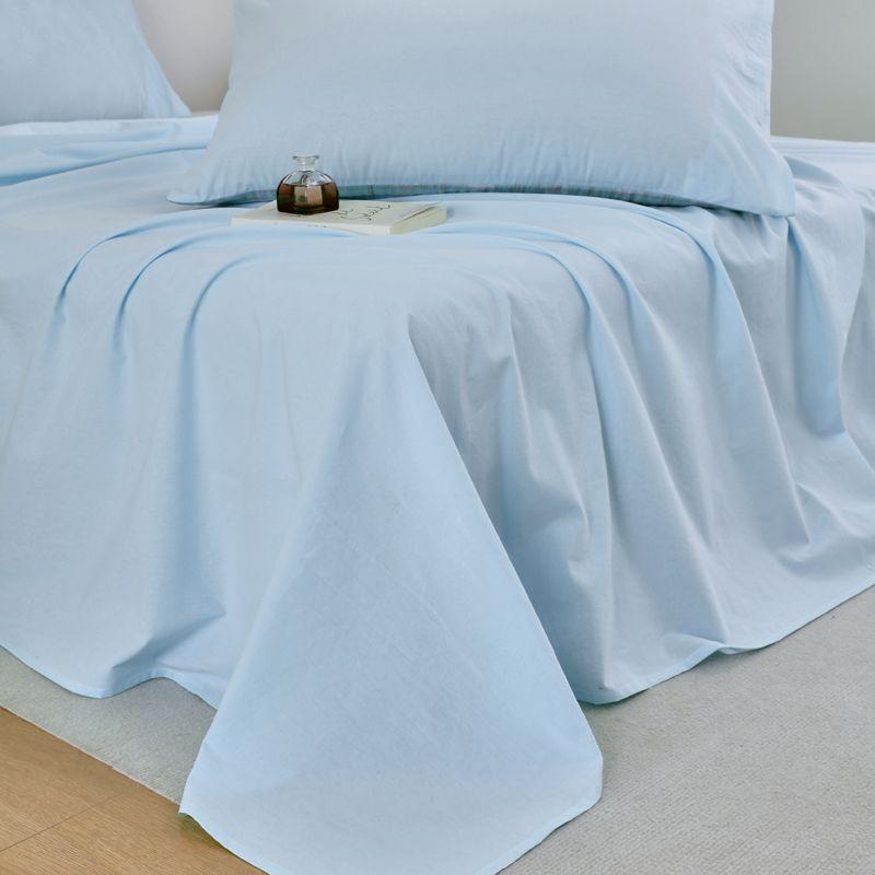 New Cream Style Bed Sheet, Soft Skin-friendly Minimalist Fresh Bedding for Single & Double Dormitory