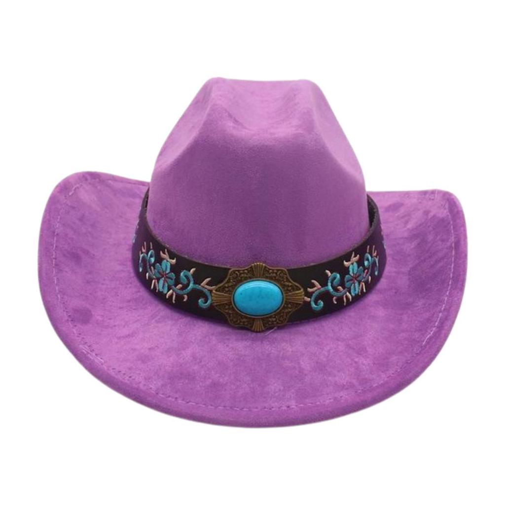 Foreign Trade  Tourism Top Hat Niche Western Cowboy Hat Niche Ethnic Style Skull Stage Dance Performance Hat