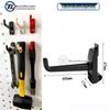 Plastic Pegboard Hooks with Square Hole - Wall-Mounted Tool Rack and Storage Shelf for Hardware Display