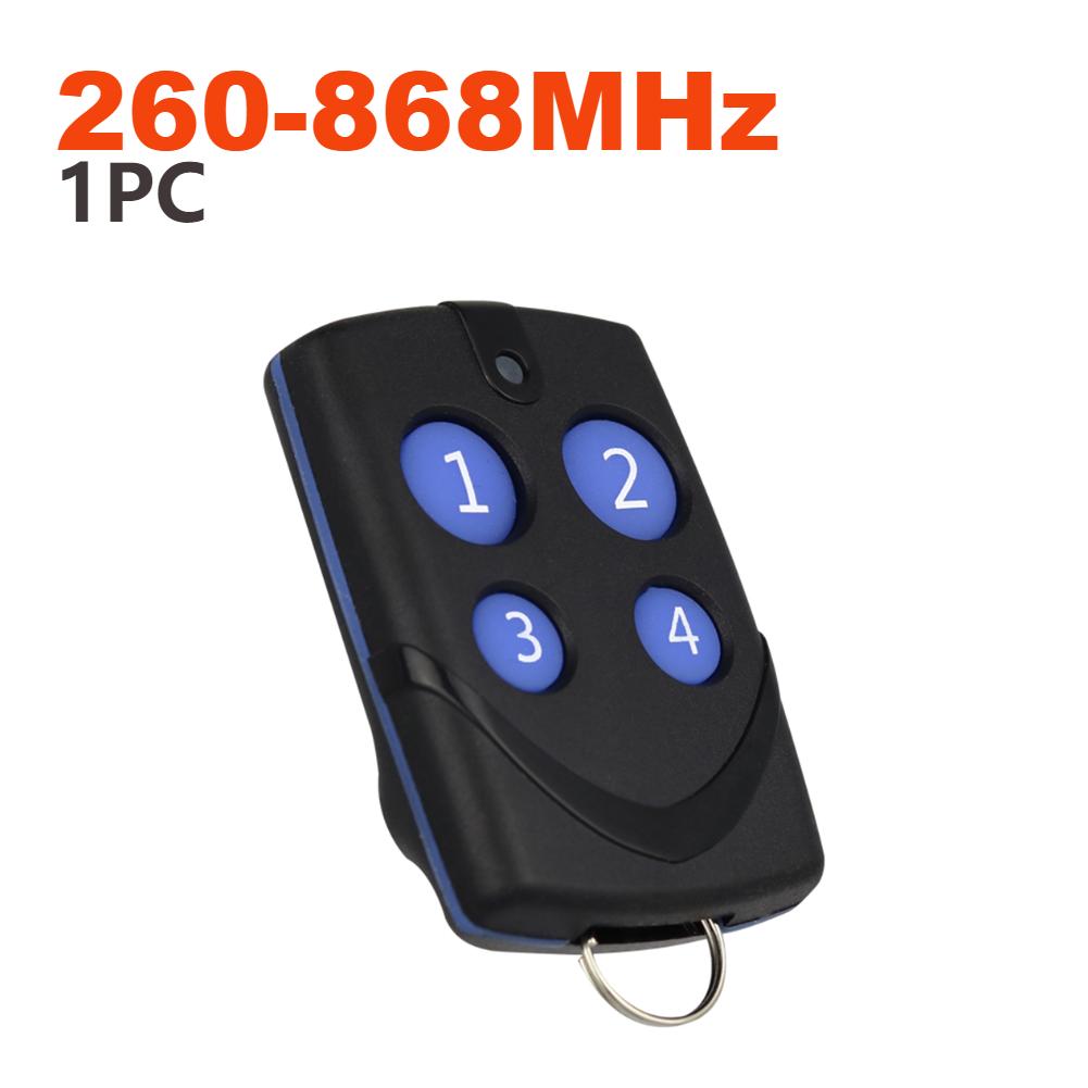 5-1 STÜCKE Garagentor-Fernbedienungsduplizierer 286-868 MHz 433 MHz Code Grabber Klon Tor Schlüsselanhänger Befehl Handsender