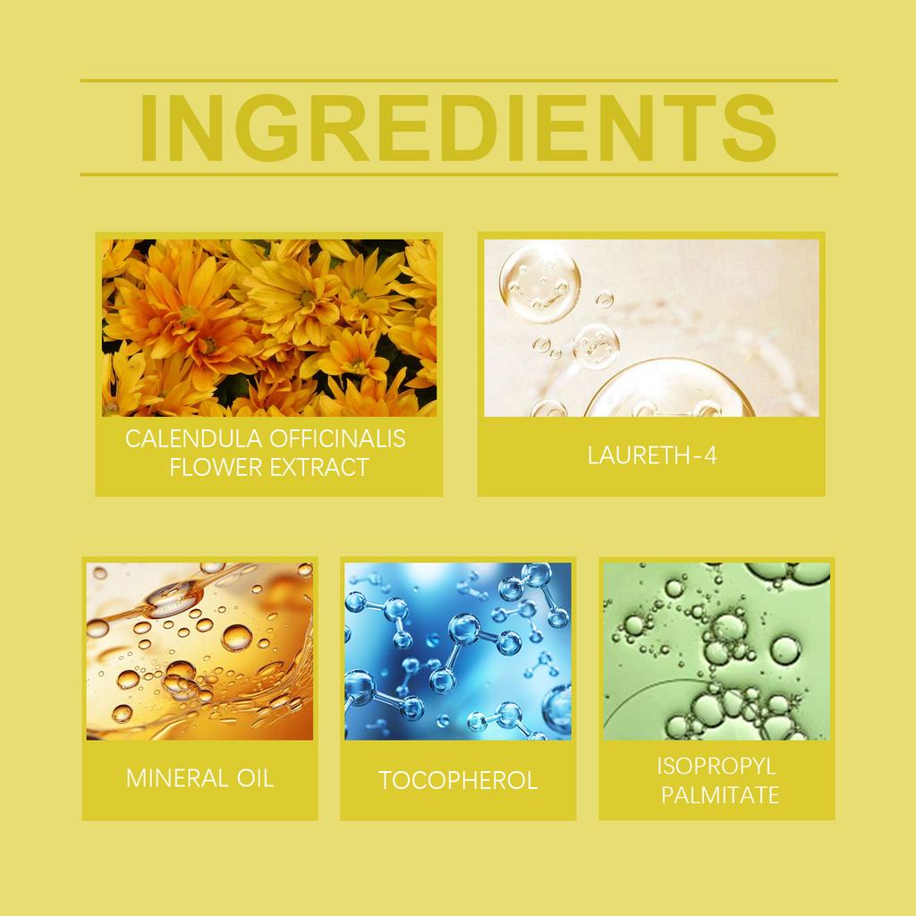 Calendula Cleansing Oil, Refreshing Gentle Cleanses Face Eye Lip Makeup Cleansing Oil