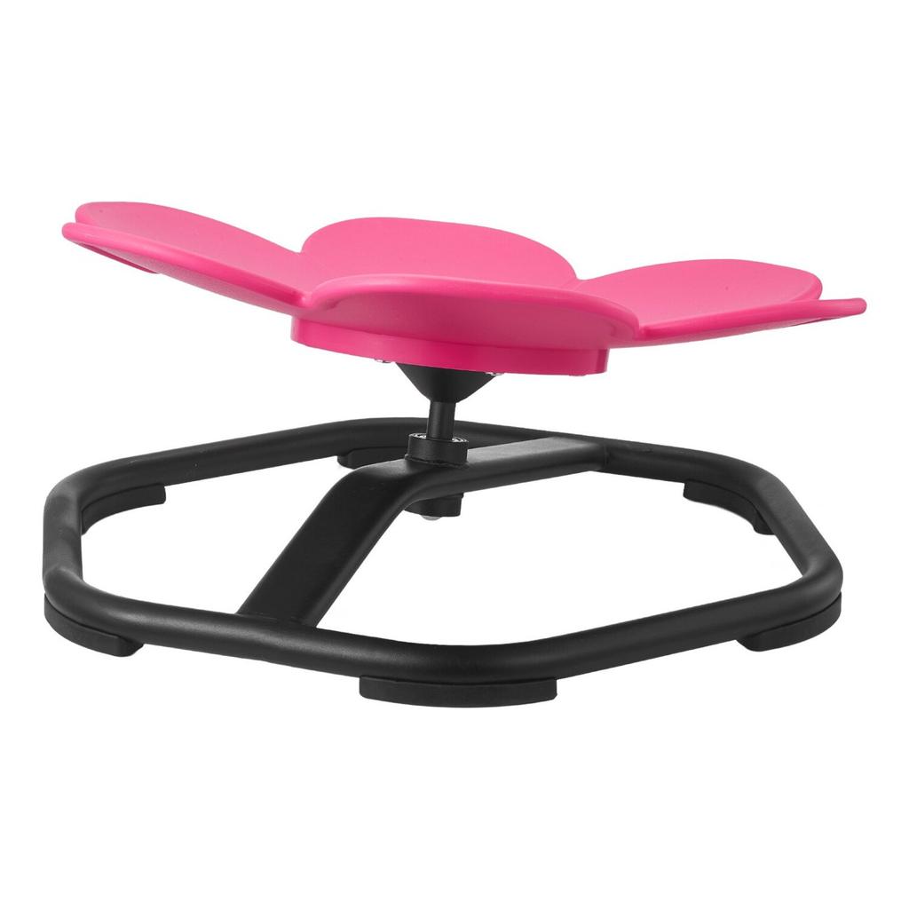 Kinder Drehstuhl, 100 kg Tragfähigkeit, Sensorischer Drehstuhl in Blumenform, Sensorischer Spielzeugsitz für autistische Kinder mit rutschfester Metallbasis, Kleinkind Sit & Spin