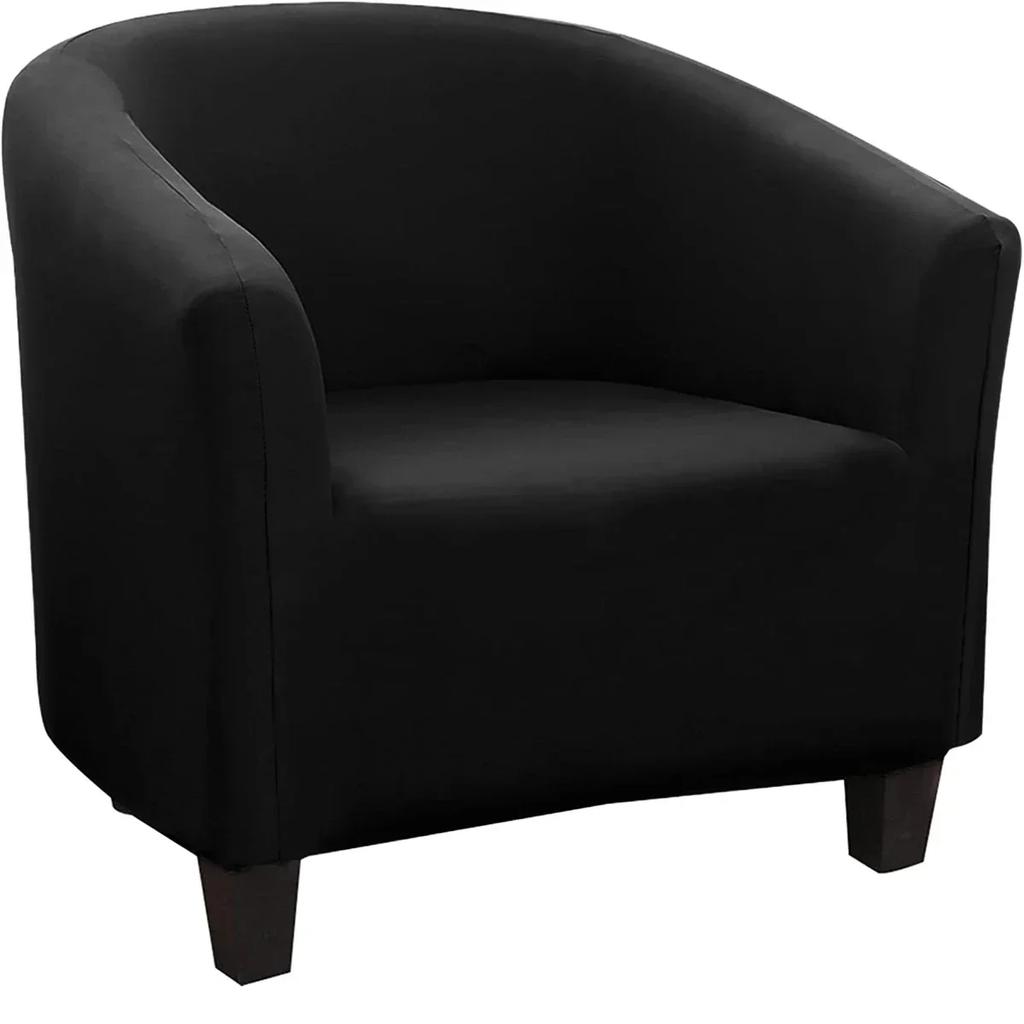 Sretch Elastic Single Sofa Covers Velvet Armchair Seat Cover Chair Protector Stretch Bar Slipcovers for Home Decor Living Room