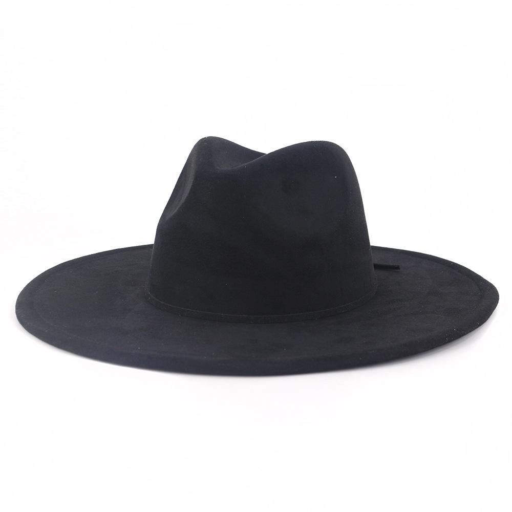 Fascinators Pink Fedoras Hat For Women's Elegant Lady Wedding Party Dress Hats 9.5CM Wide Brim Panama Jazz Cap