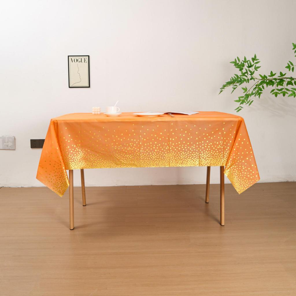 Polka Dot Disposable PEVA Plastic Party Tablecloth