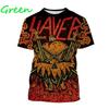 Nuova T-shirt 3D Slayer Torrent Metal Band per Moda Unisex Abbigliamento Uomo T-shirt Oversize Gotica Oscura Teschio Fantasma Top