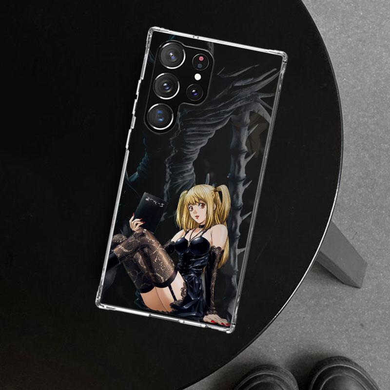 N-Note D-Death MisaMisa Phone Case Cover for Samsung Galaxy S26 S25 Edge S24 S23 Ultra S22 Plus S21 FE S20 + Art Customized Fund