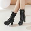 Autumn and Winter New Japanese Sweet Short Boots Lolita Shoes Lolita Boots Thick Heel Waterproof Table High Heels Martin Boots
