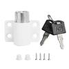 White Sliding Window Lock Easy Install Patio Door Lock Safety Window Security Lock Office