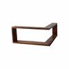 Space Saving 90 Degree Corner Wall Shelf Wall Mounted Floating Shelf Wooden Display Shelf Suspended Corner Bookshelf Home