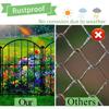 Decorative Garden Fence Panel Metal Fence Wire Fencing Flower Barrier Section