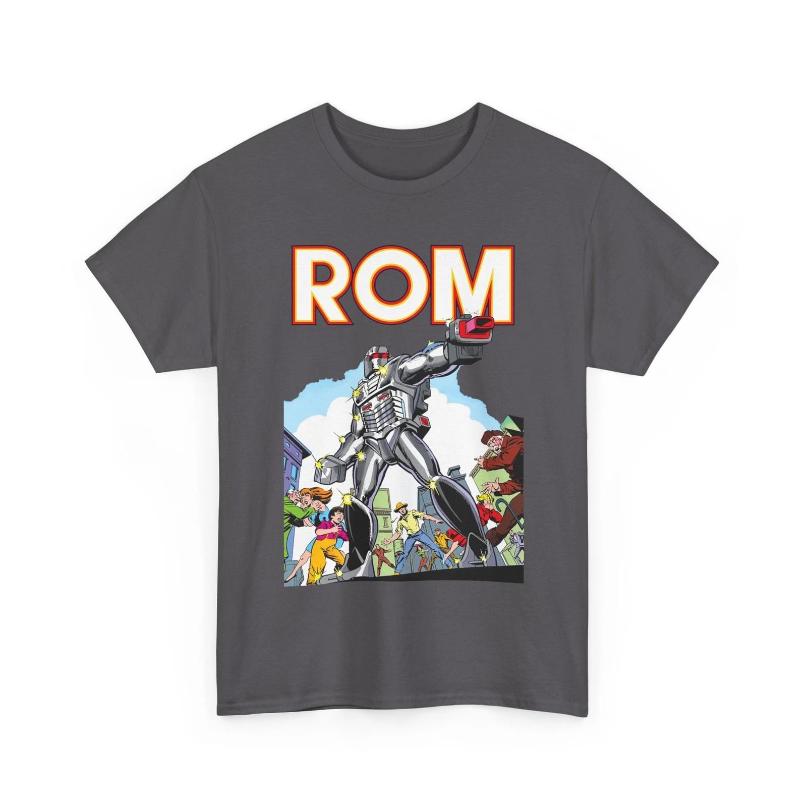 Rom: Spaceknight T-Shirt Marvel Comics 1970s Art Dire Wraiths Vintage-Style Tee XL