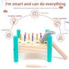 Montessori Wooden Style Hammering Toy For Kids Preschool Play And Learning
